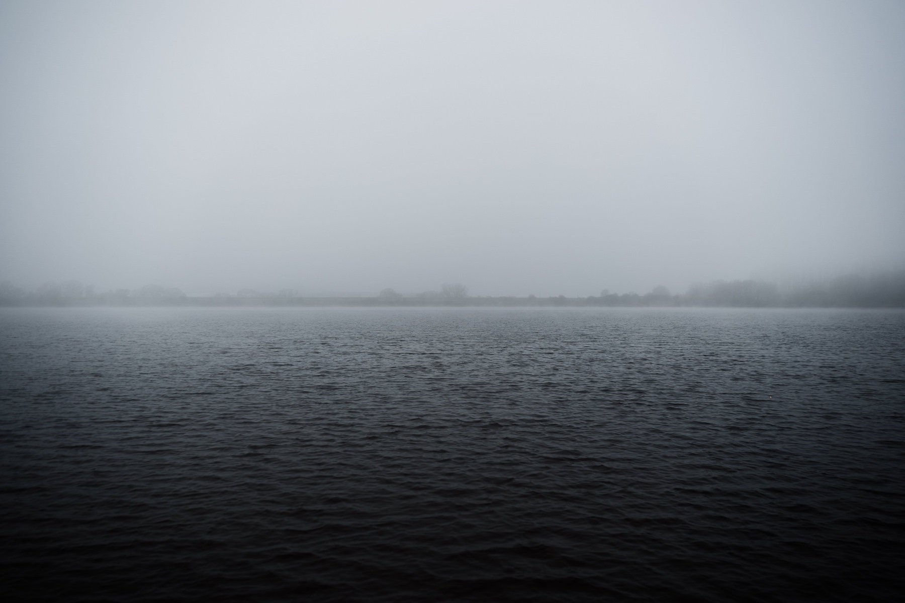 Misty morning on the dyke during my early rides